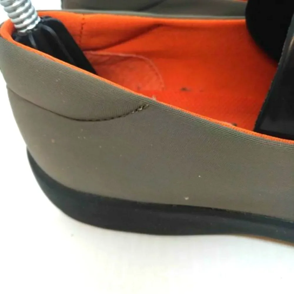 Keds Casual Comfort Slip On Shoes Women's Size‎ 6 Grey Black Cushioned Keds